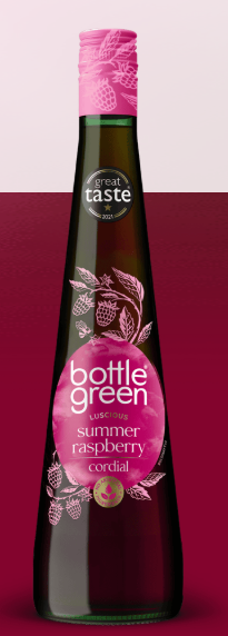 bottle green summer raspberry